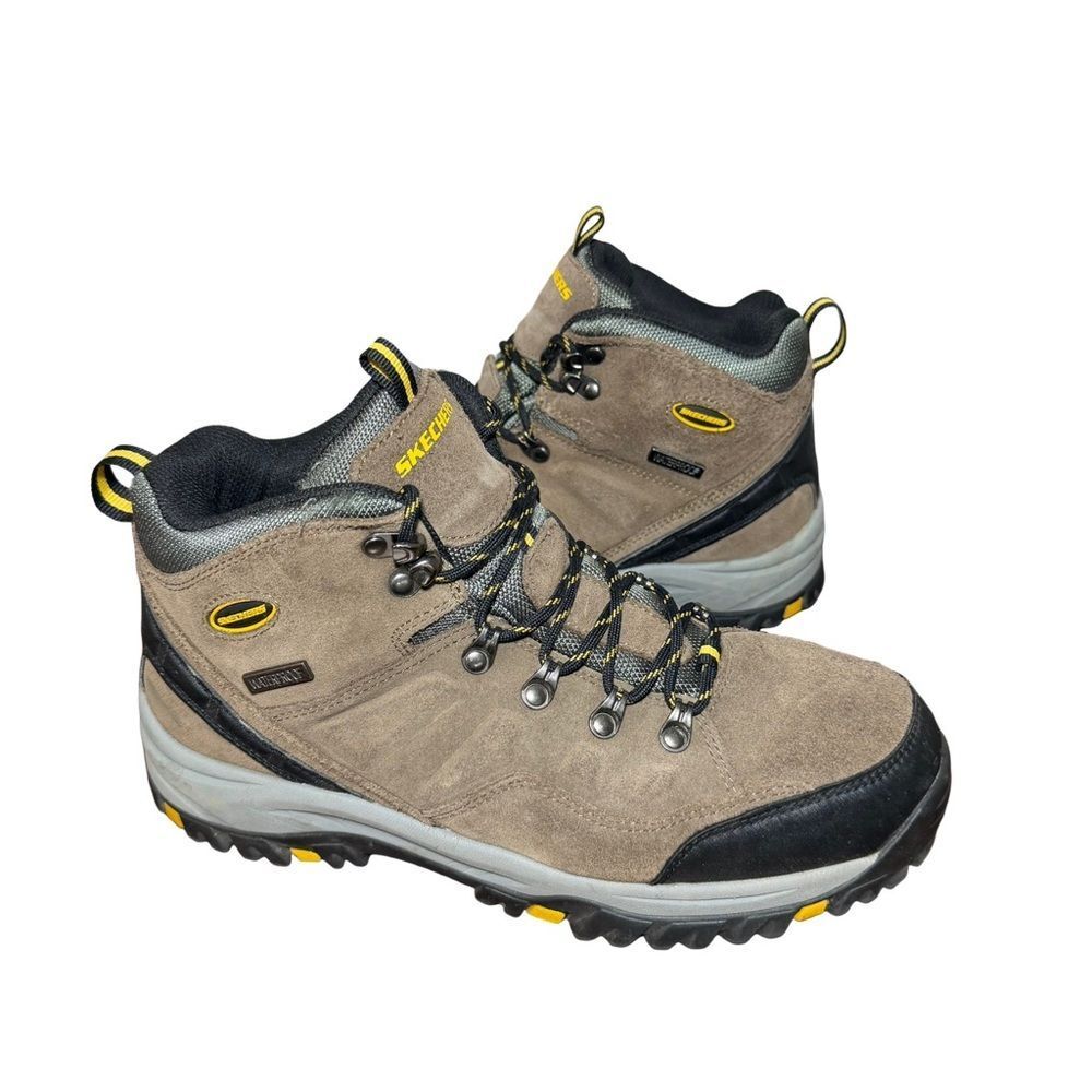 Skechers Men's Tan Hiking Boots size 9 - Picture 3 of 7